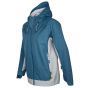 Chaqueta de lluvia con capucha para hombre - azul