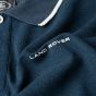 Polo pour homme avec col à bordure contrastée - bleu marine