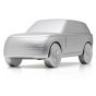 Range Rover-Skulptur Hakuba Silver