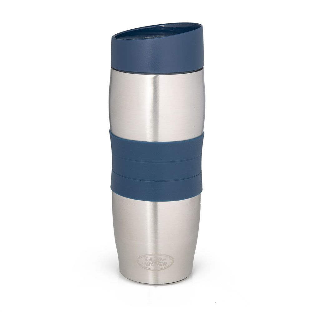 Taza de viaje de acero inoxidable grabada Land Rover