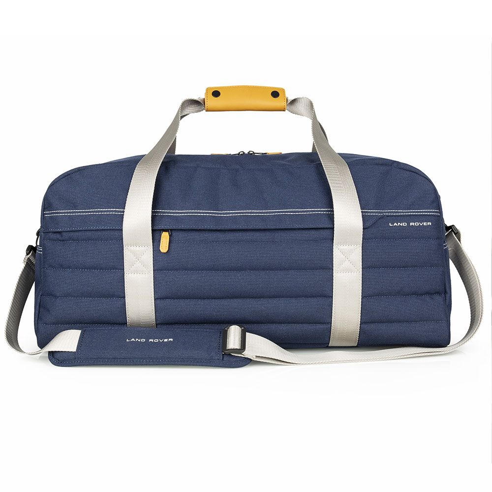 Bolsa de viaje de nailon con inscripción - azul marino