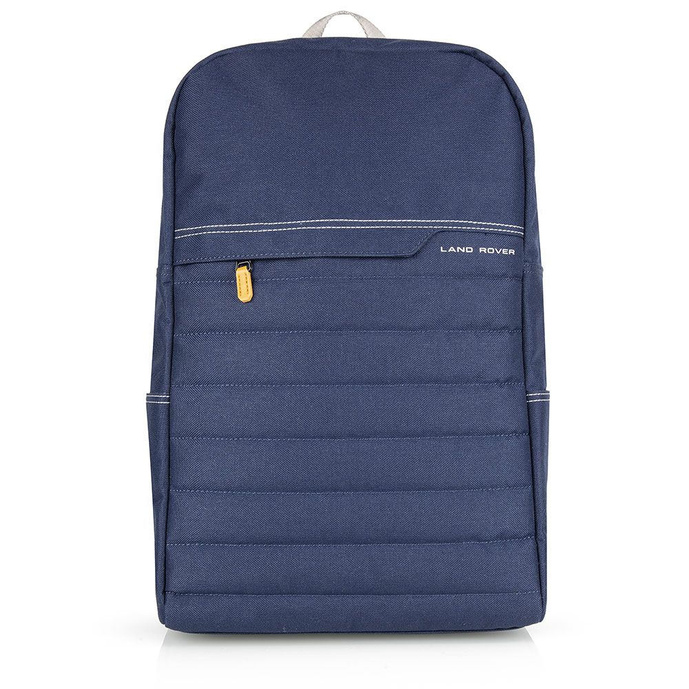Mochila de nailon con inscripción - azul marino