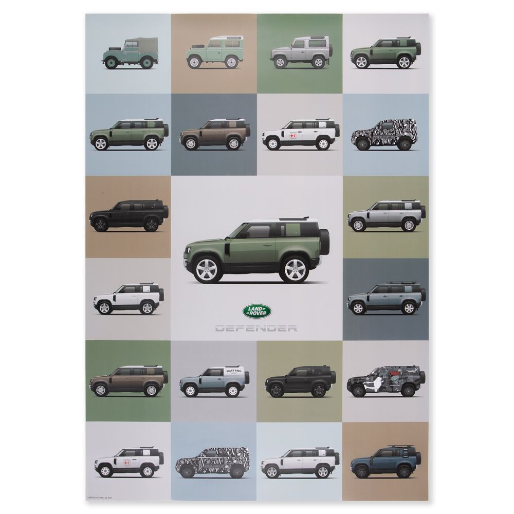 Limited Edition New Defender Artwork (700 x 500 mm)