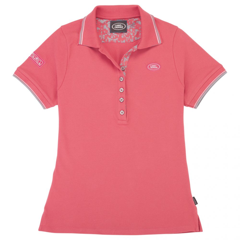 Women's Emblem Polo, Red